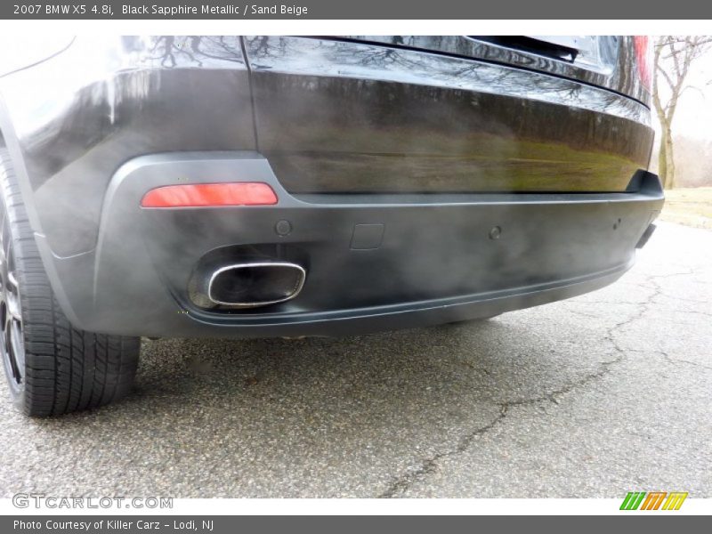 Black Sapphire Metallic / Sand Beige 2007 BMW X5 4.8i