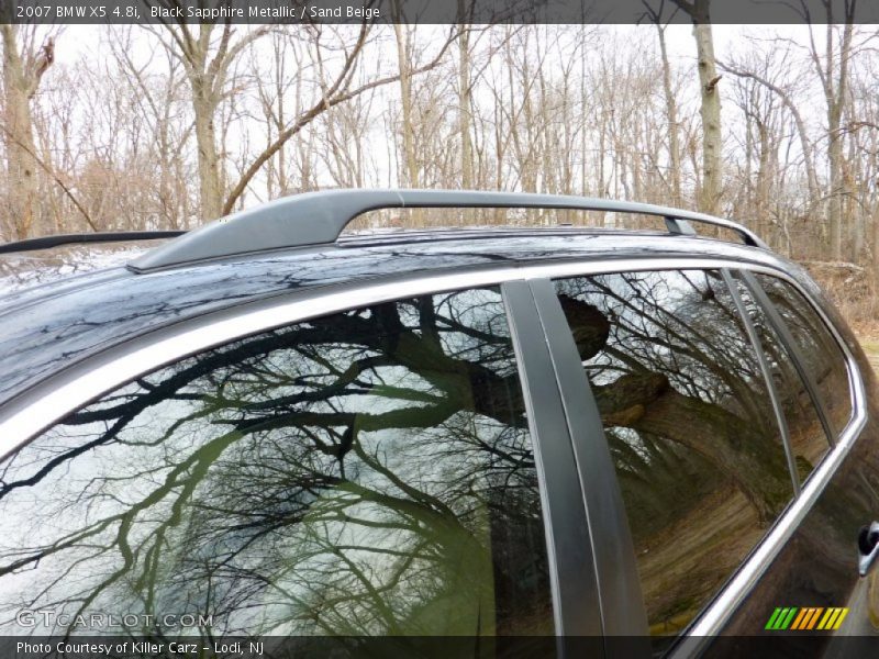 Black Sapphire Metallic / Sand Beige 2007 BMW X5 4.8i