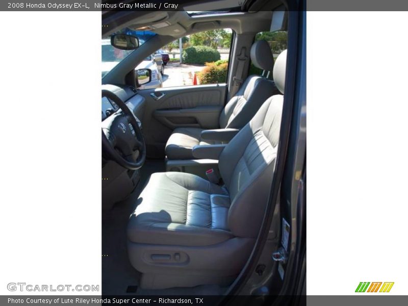 Nimbus Gray Metallic / Gray 2008 Honda Odyssey EX-L