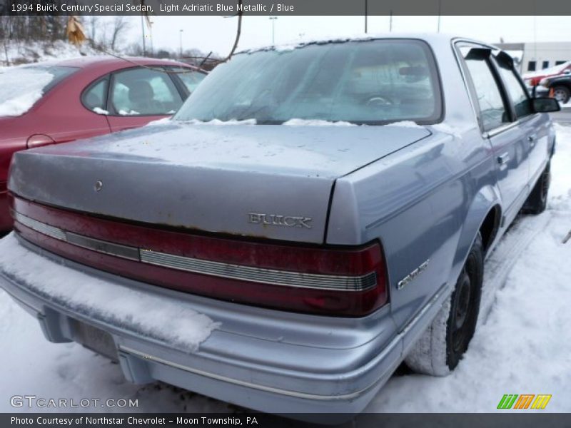 Light Adriatic Blue Metallic / Blue 1994 Buick Century Special Sedan