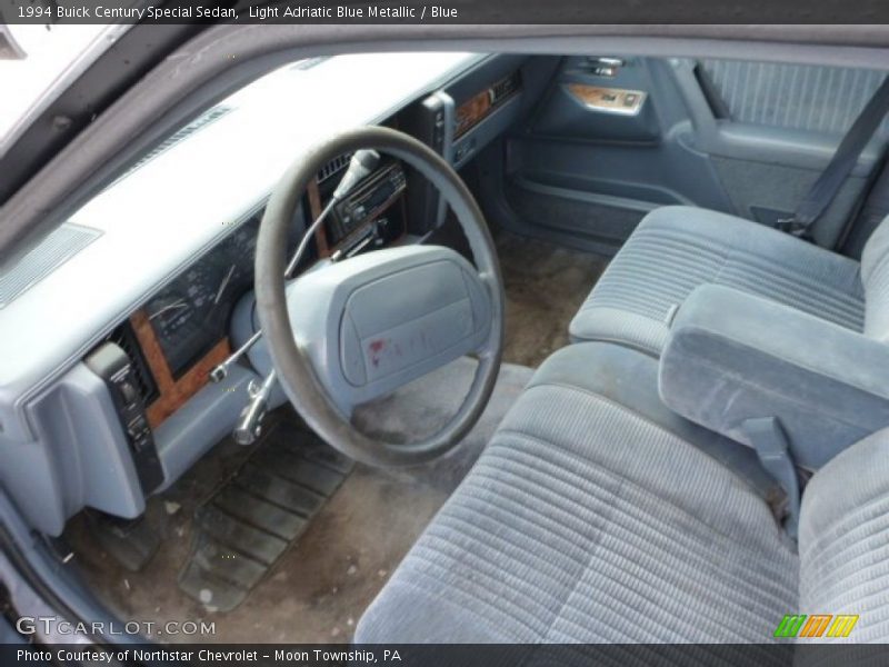 Blue Interior - 1994 Century Special Sedan 
