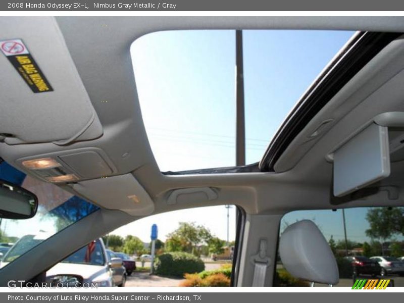 Nimbus Gray Metallic / Gray 2008 Honda Odyssey EX-L