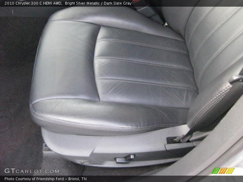 Bright Silver Metallic / Dark Slate Gray 2010 Chrysler 300 C HEMI AWD