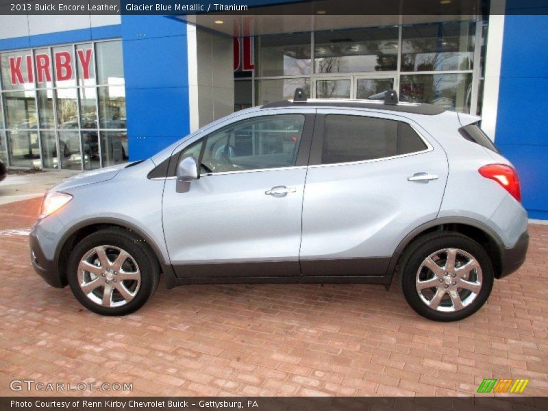  2013 Encore Leather Glacier Blue Metallic