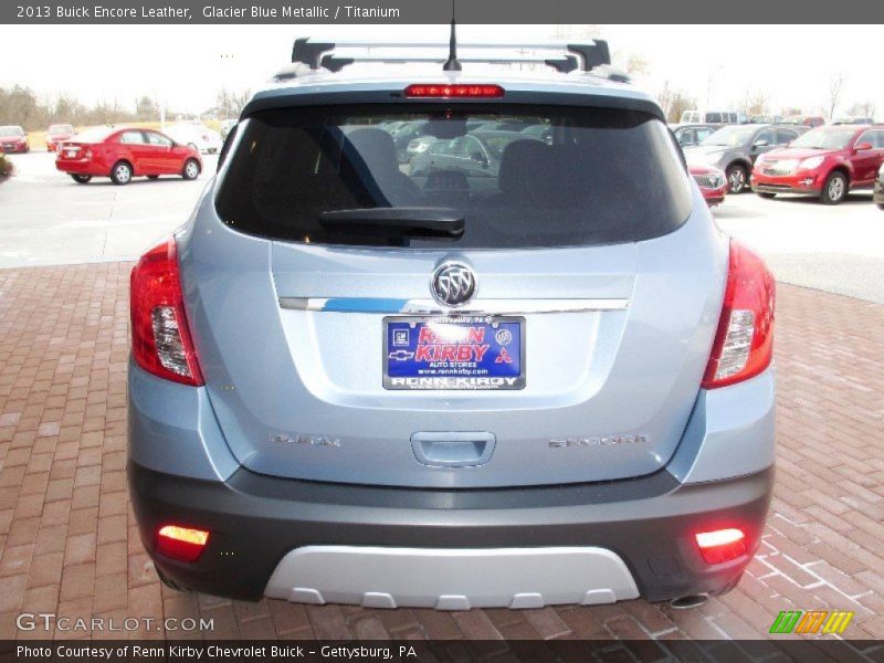 Glacier Blue Metallic / Titanium 2013 Buick Encore Leather