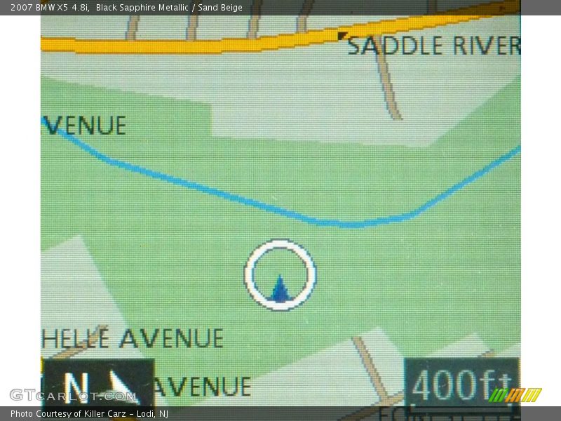Black Sapphire Metallic / Sand Beige 2007 BMW X5 4.8i
