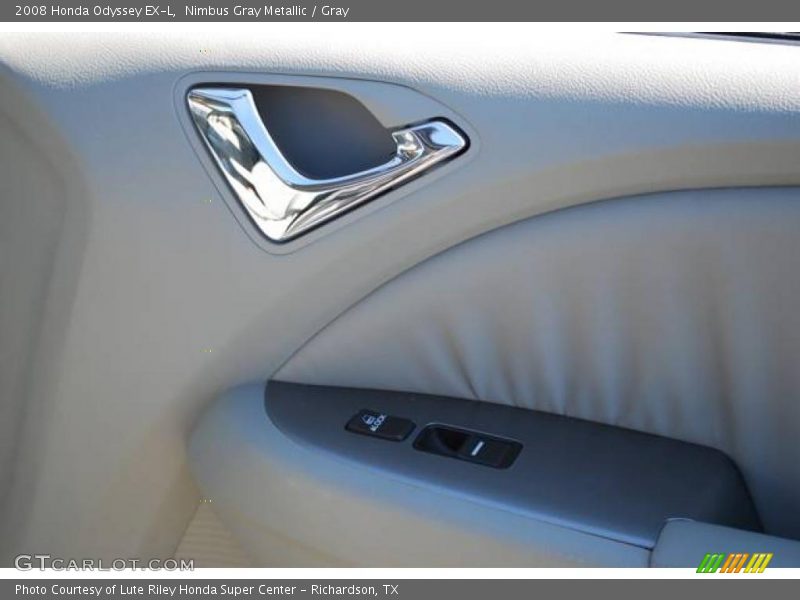 Nimbus Gray Metallic / Gray 2008 Honda Odyssey EX-L