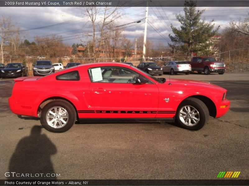 Torch Red / Dark Charcoal 2009 Ford Mustang V6 Coupe