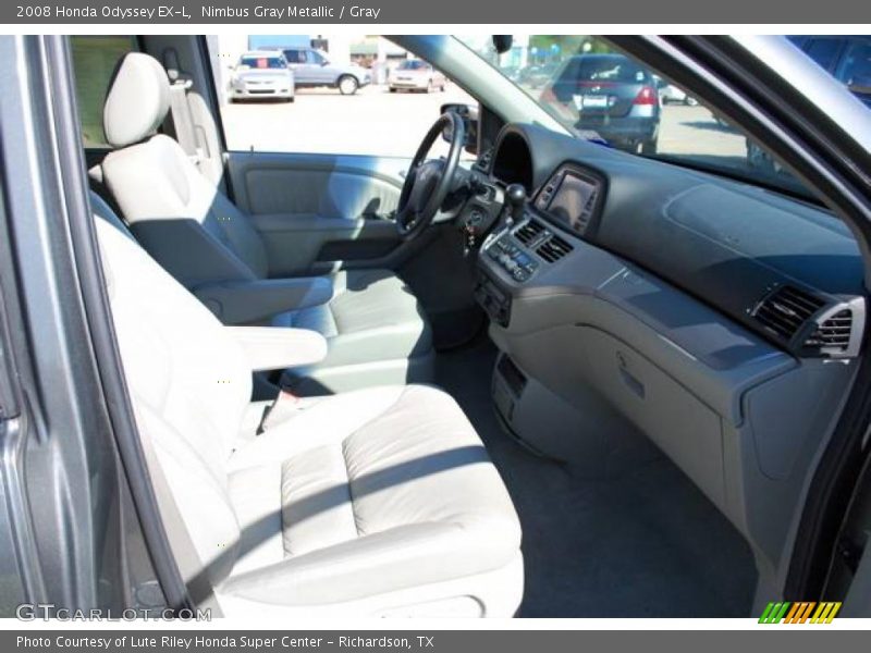 Nimbus Gray Metallic / Gray 2008 Honda Odyssey EX-L