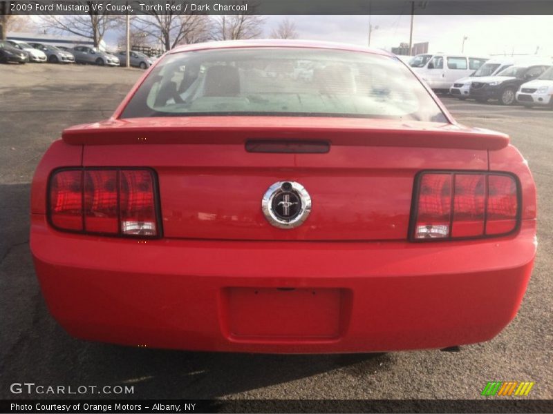 Torch Red / Dark Charcoal 2009 Ford Mustang V6 Coupe