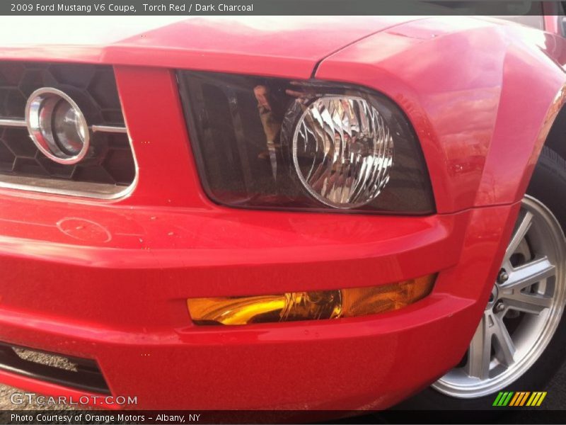 Torch Red / Dark Charcoal 2009 Ford Mustang V6 Coupe