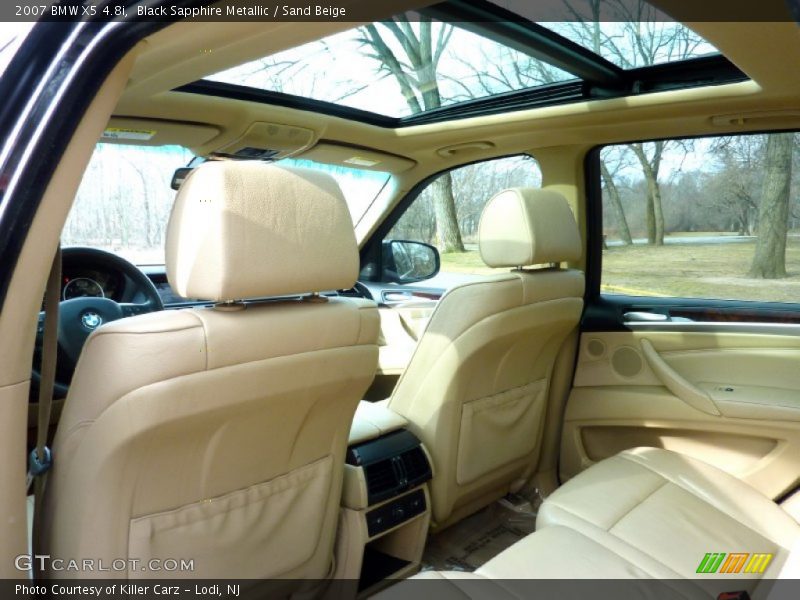  2007 X5 4.8i Sand Beige Interior