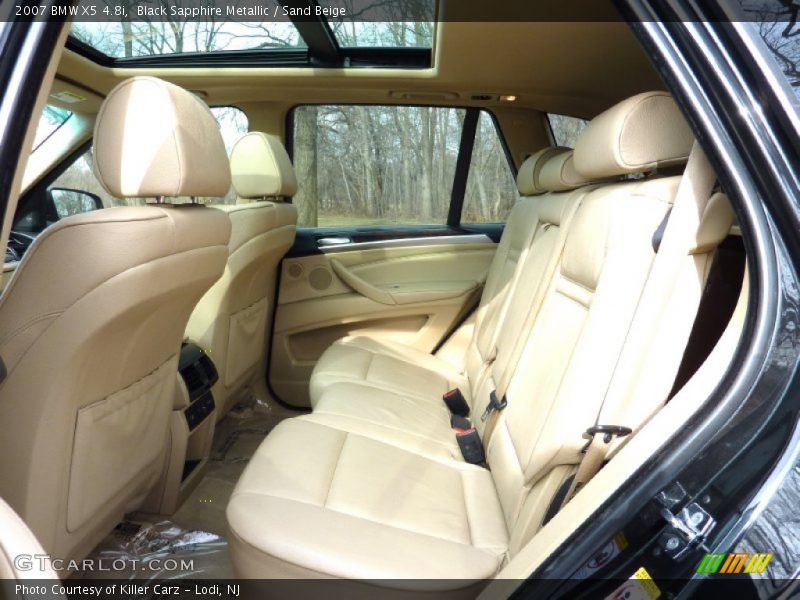 Rear Seat of 2007 X5 4.8i