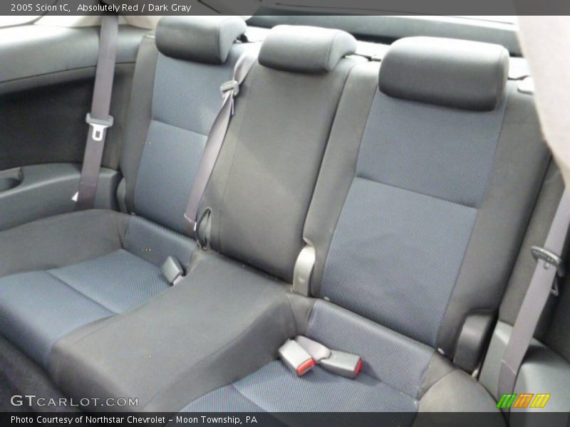 Rear Seat of 2005 tC 