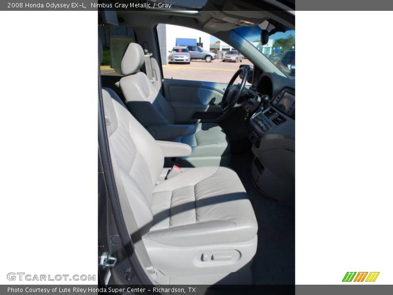 Nimbus Gray Metallic / Gray 2008 Honda Odyssey EX-L
