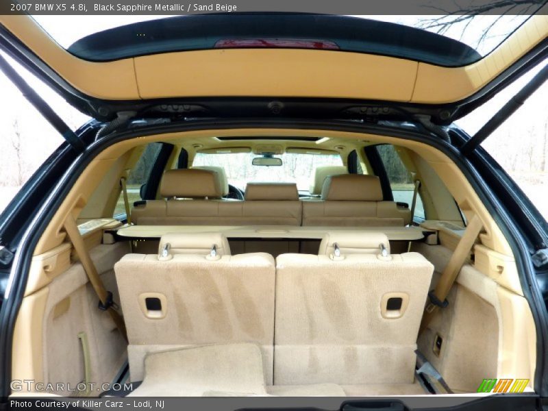 Black Sapphire Metallic / Sand Beige 2007 BMW X5 4.8i