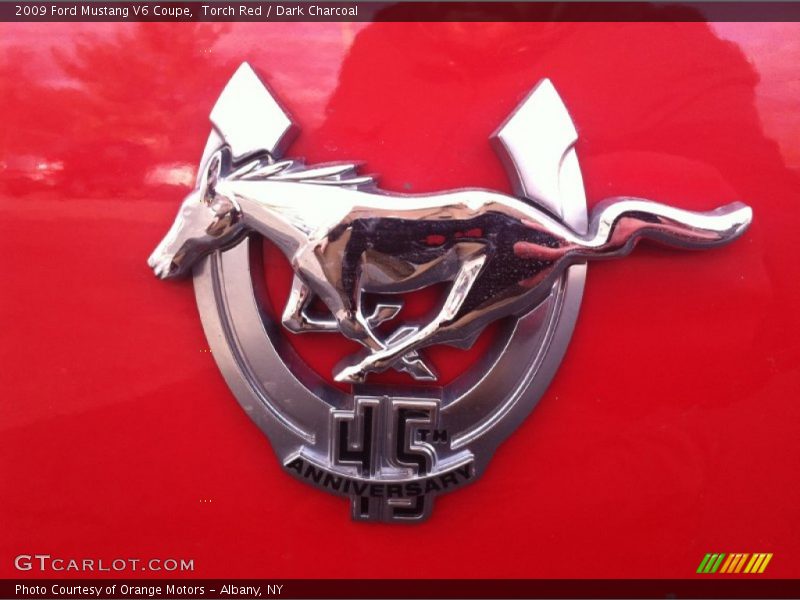 Torch Red / Dark Charcoal 2009 Ford Mustang V6 Coupe