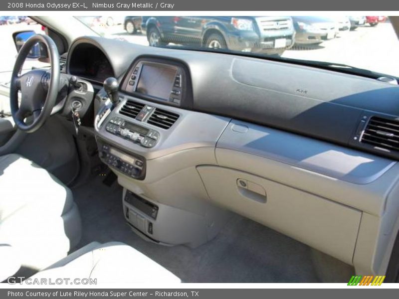 Nimbus Gray Metallic / Gray 2008 Honda Odyssey EX-L