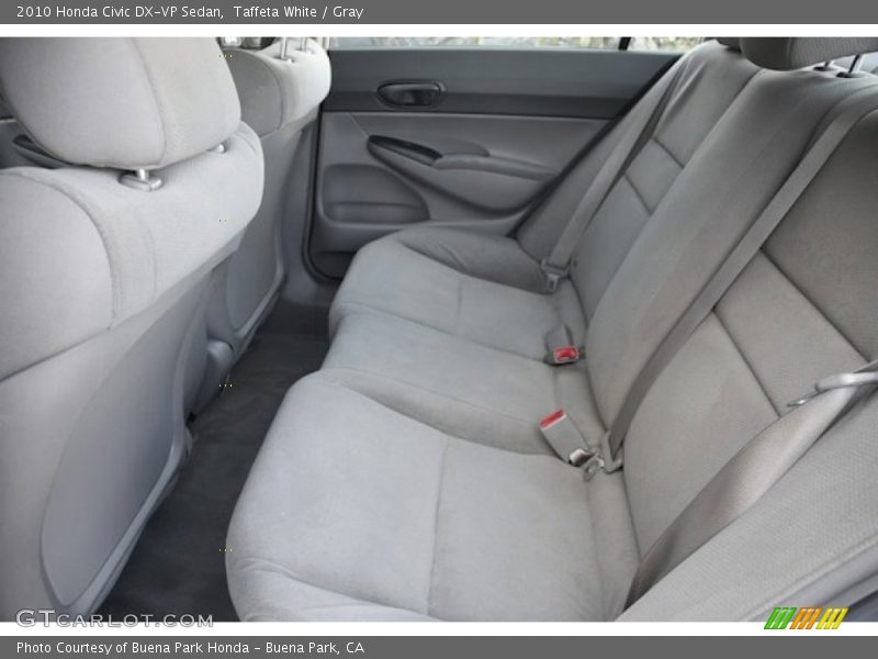 Taffeta White / Gray 2010 Honda Civic DX-VP Sedan