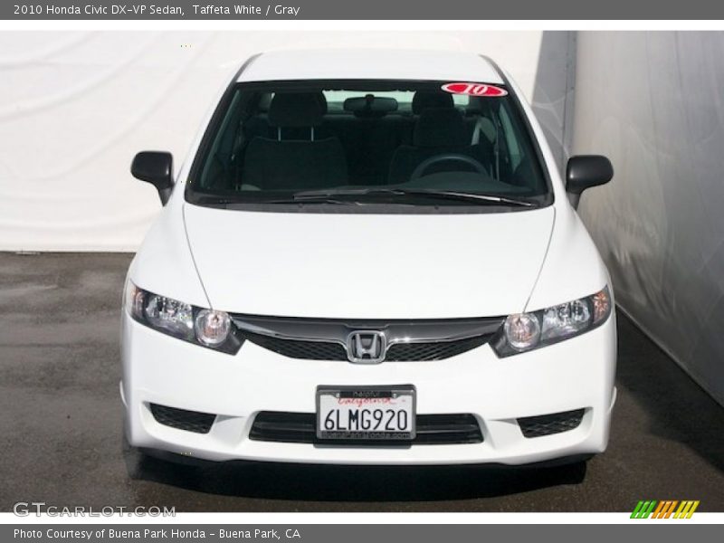 Taffeta White / Gray 2010 Honda Civic DX-VP Sedan