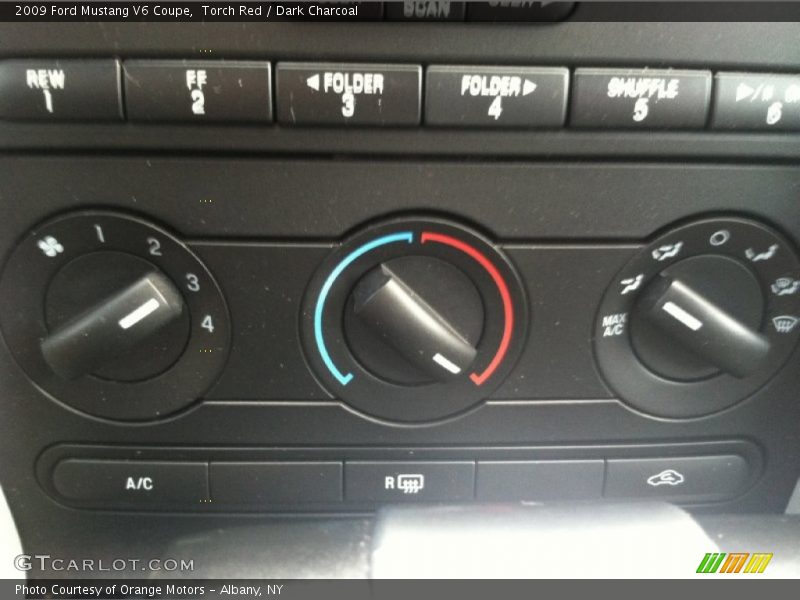 Torch Red / Dark Charcoal 2009 Ford Mustang V6 Coupe