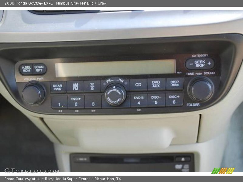 Nimbus Gray Metallic / Gray 2008 Honda Odyssey EX-L