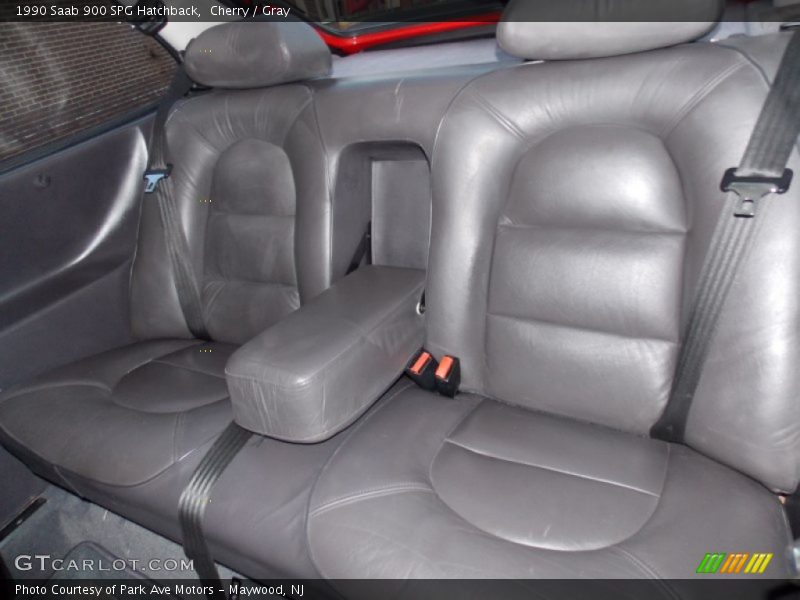Rear Seat of 1990 900 SPG Hatchback