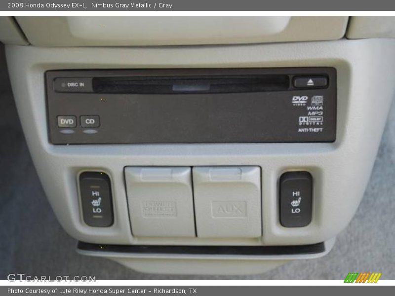 Nimbus Gray Metallic / Gray 2008 Honda Odyssey EX-L
