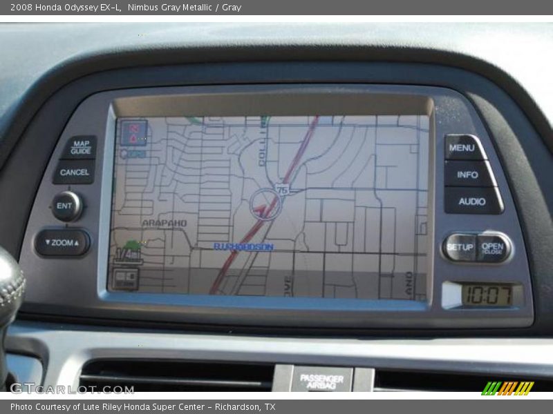 Nimbus Gray Metallic / Gray 2008 Honda Odyssey EX-L