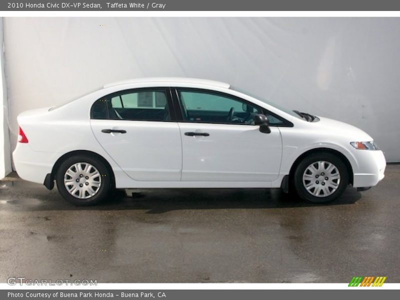 Taffeta White / Gray 2010 Honda Civic DX-VP Sedan