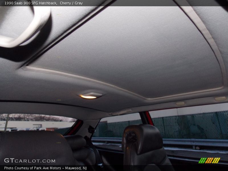 Cherry / Gray 1990 Saab 900 SPG Hatchback