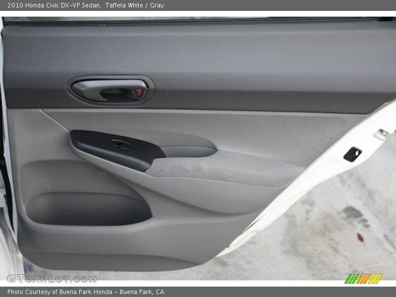 Taffeta White / Gray 2010 Honda Civic DX-VP Sedan
