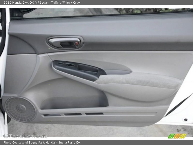 Taffeta White / Gray 2010 Honda Civic DX-VP Sedan