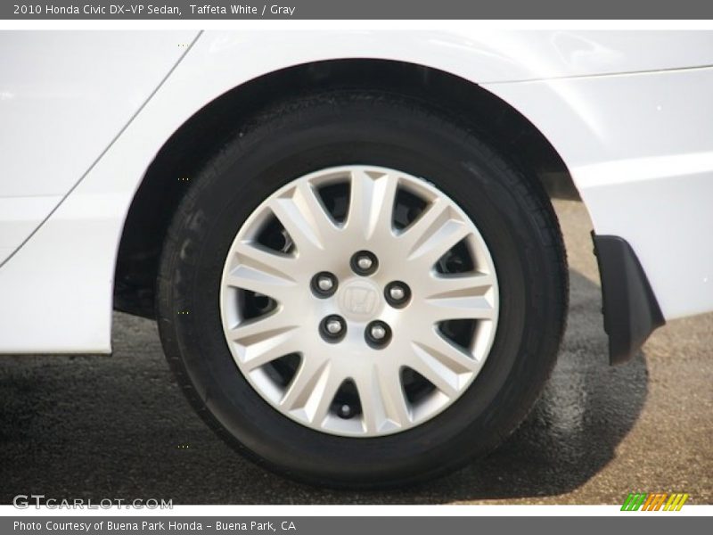 Taffeta White / Gray 2010 Honda Civic DX-VP Sedan