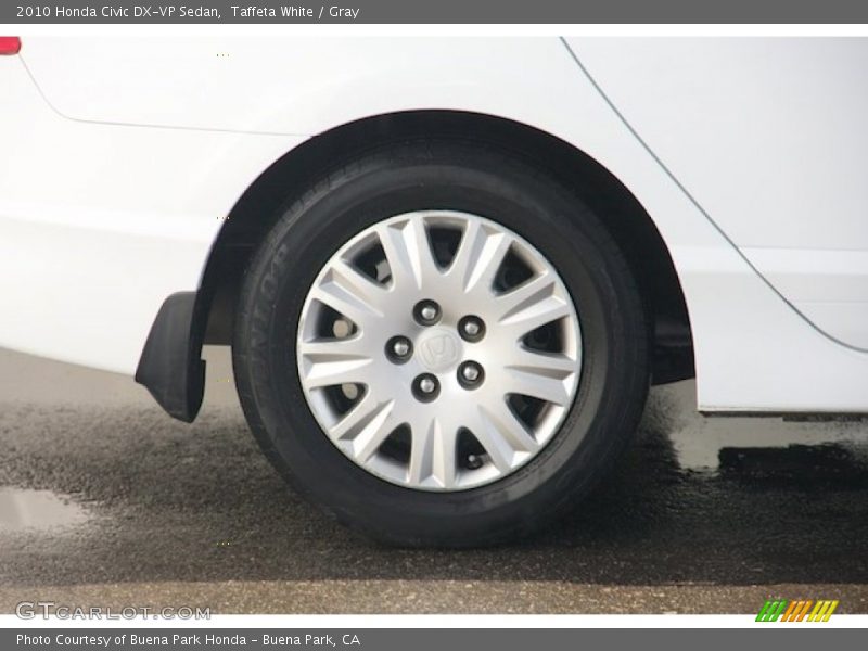 Taffeta White / Gray 2010 Honda Civic DX-VP Sedan