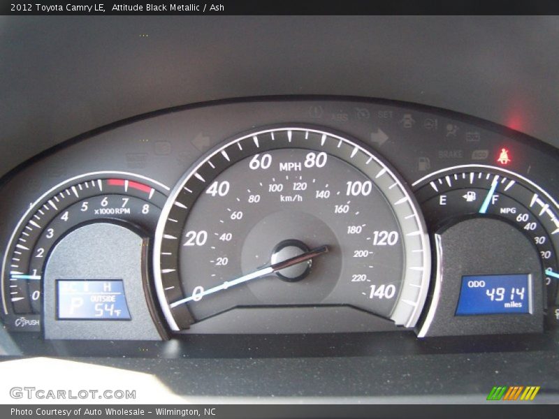 Attitude Black Metallic / Ash 2012 Toyota Camry LE