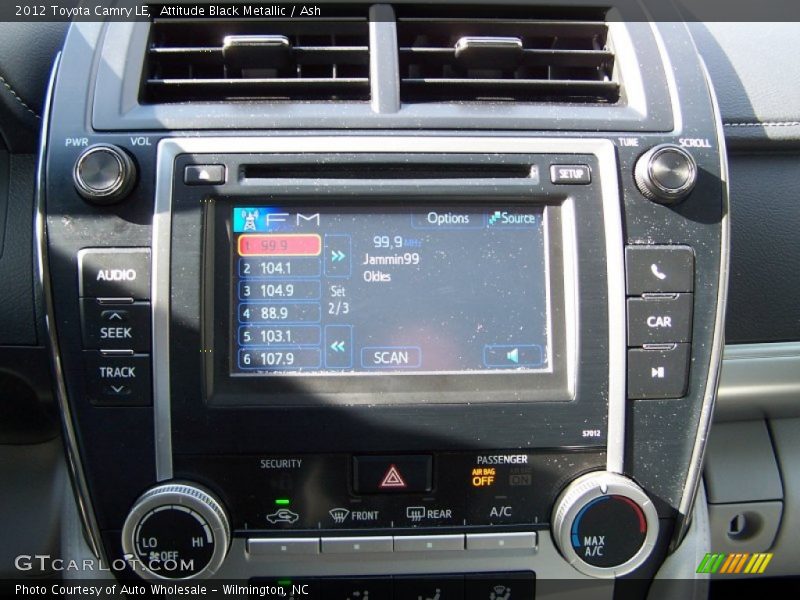 Attitude Black Metallic / Ash 2012 Toyota Camry LE