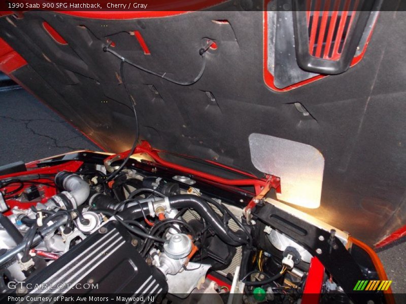 Cherry / Gray 1990 Saab 900 SPG Hatchback