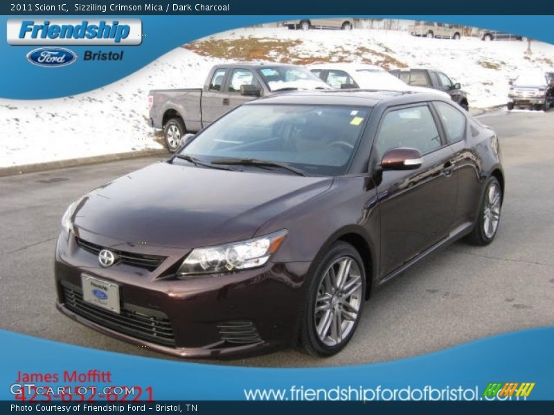 Sizziling Crimson Mica / Dark Charcoal 2011 Scion tC