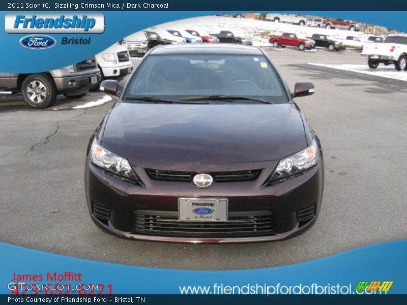 Sizziling Crimson Mica / Dark Charcoal 2011 Scion tC