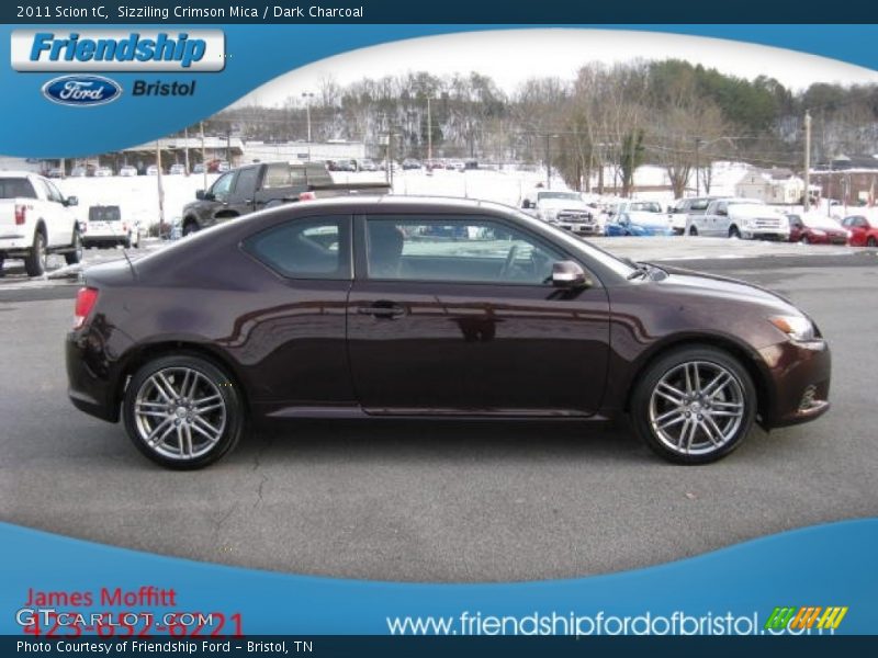 Sizziling Crimson Mica / Dark Charcoal 2011 Scion tC