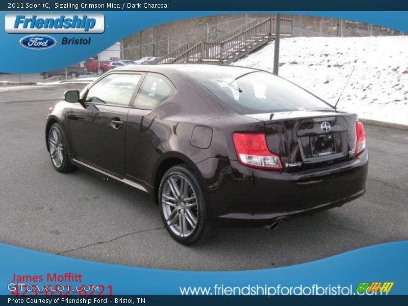 Sizziling Crimson Mica / Dark Charcoal 2011 Scion tC