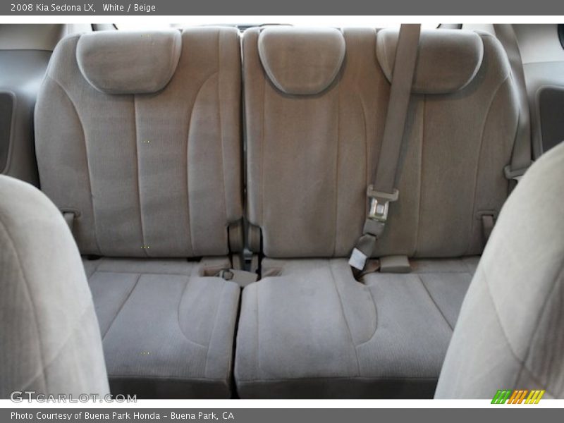 White / Beige 2008 Kia Sedona LX