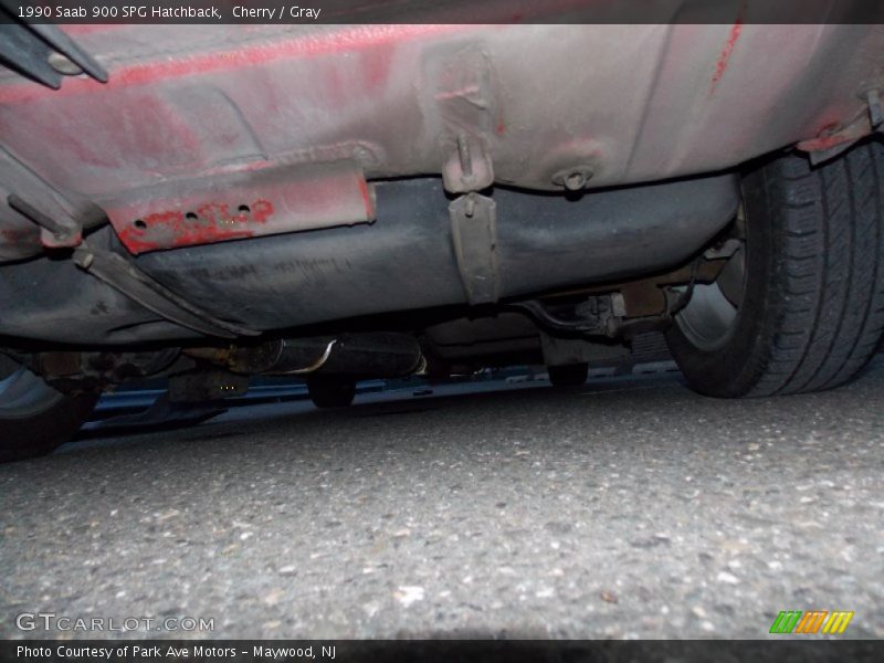 Undercarriage of 1990 900 SPG Hatchback