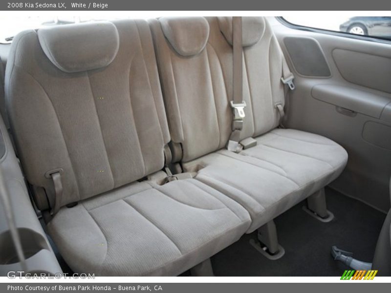 White / Beige 2008 Kia Sedona LX