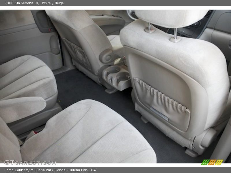 White / Beige 2008 Kia Sedona LX