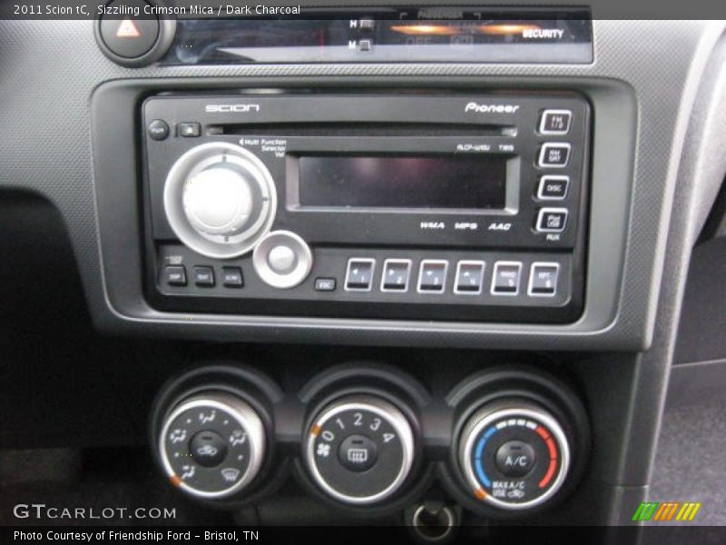 Sizziling Crimson Mica / Dark Charcoal 2011 Scion tC