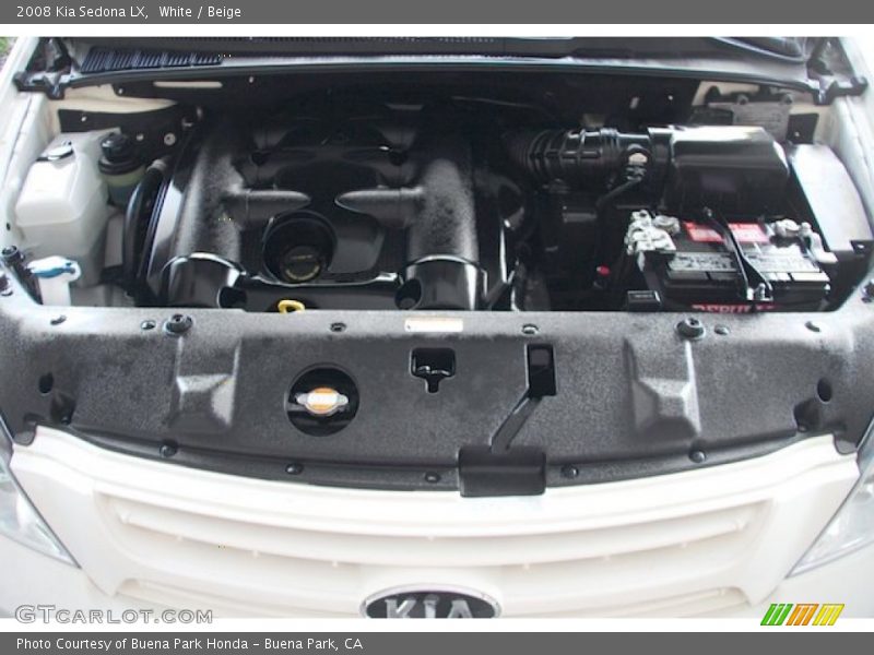 White / Beige 2008 Kia Sedona LX