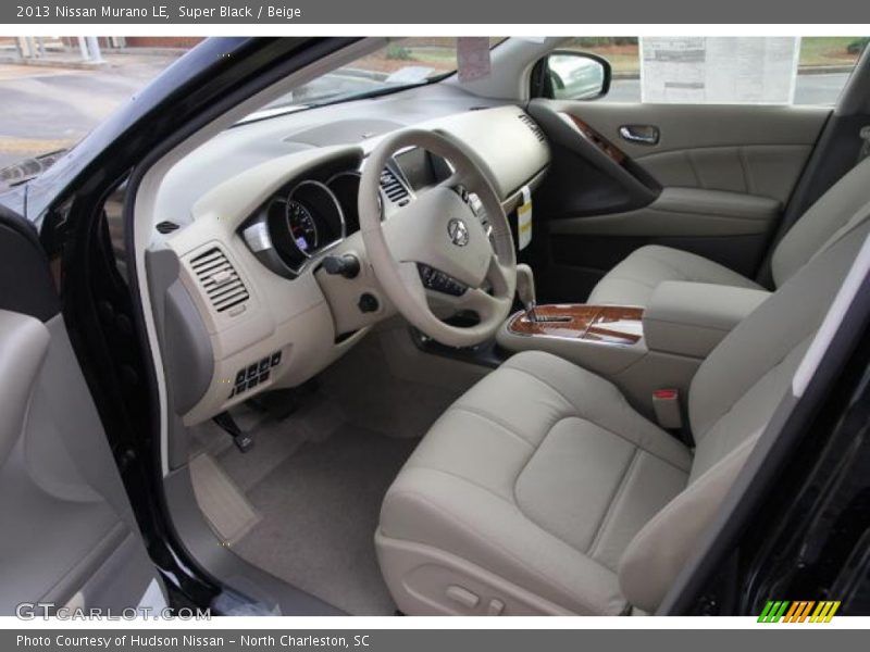 Super Black / Beige 2013 Nissan Murano LE