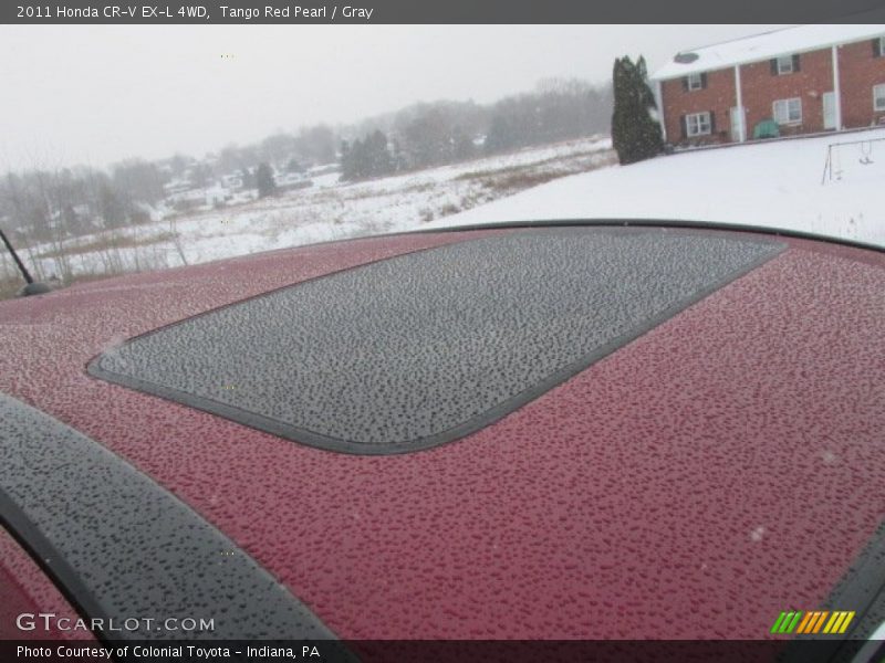 Tango Red Pearl / Gray 2011 Honda CR-V EX-L 4WD